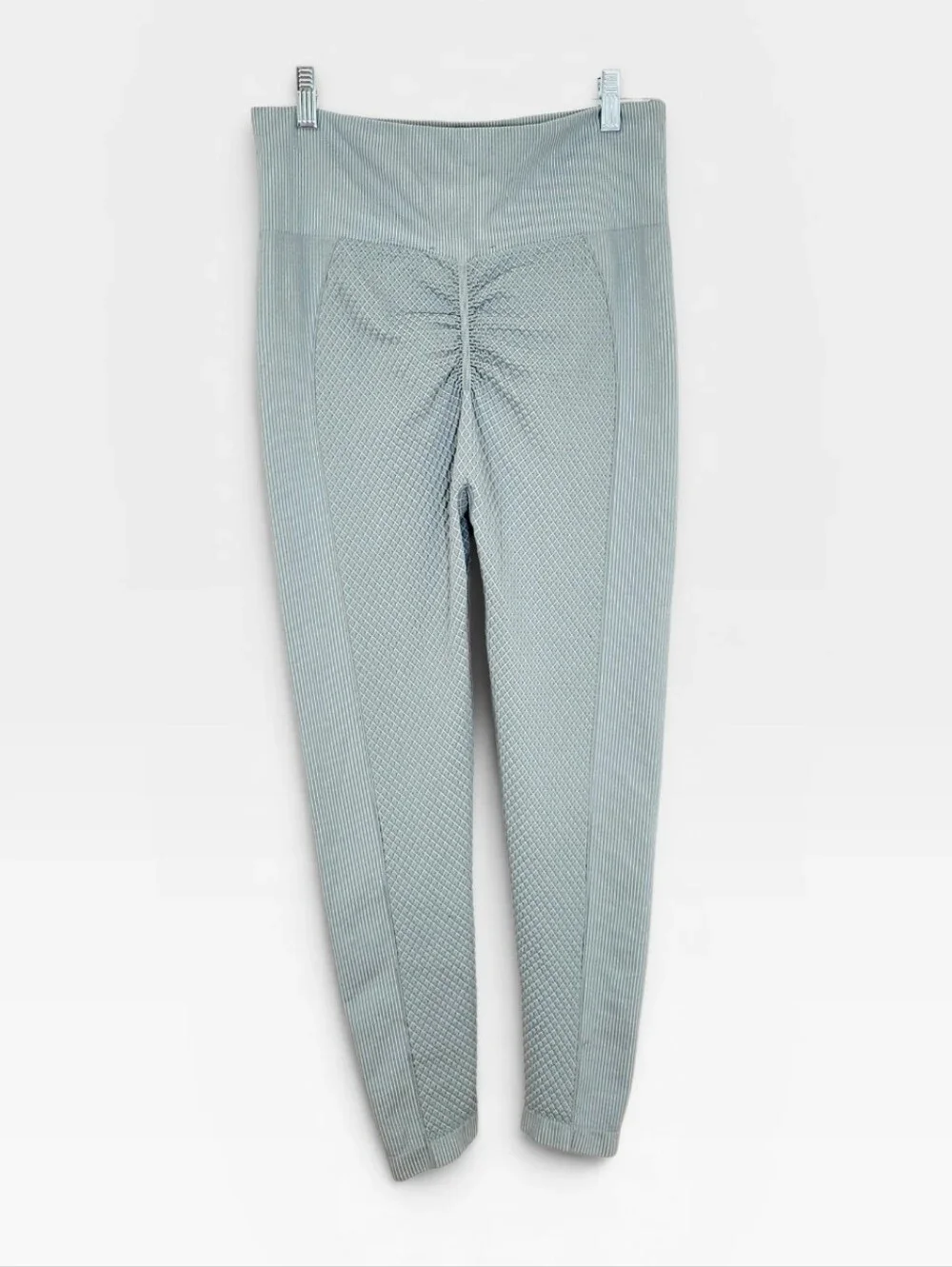 Bailey 44 Sport Two Piece Matching Textured Set High Rise Leggings Zip Jacket L